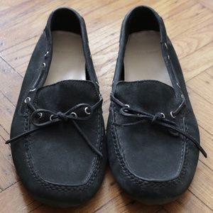 Cole Haan Black Suede Loafers / Driving Moccasins